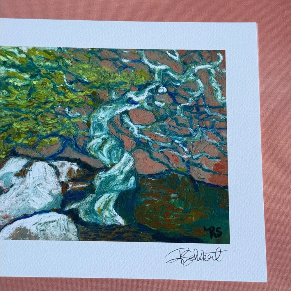 Juniper Tree Artwork, Giclee Fine Art Print, Hand Signed - Picture 5 of 8
